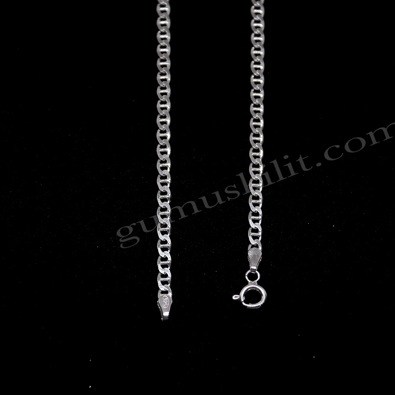 Barlı Gurmet Dizayn 80 Mikron Kalınlığında Zincir 925 Ayar Gümüş Whole Sale