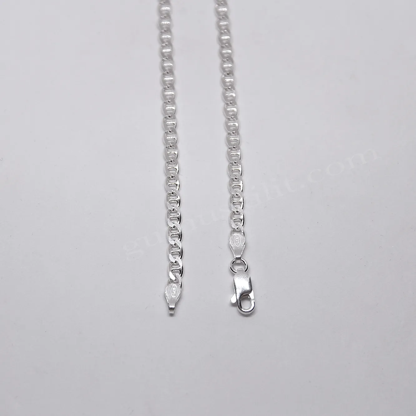 Barlı Gurmet Model 100 Mikron Gümüş Zincir 50-55-60-65cm