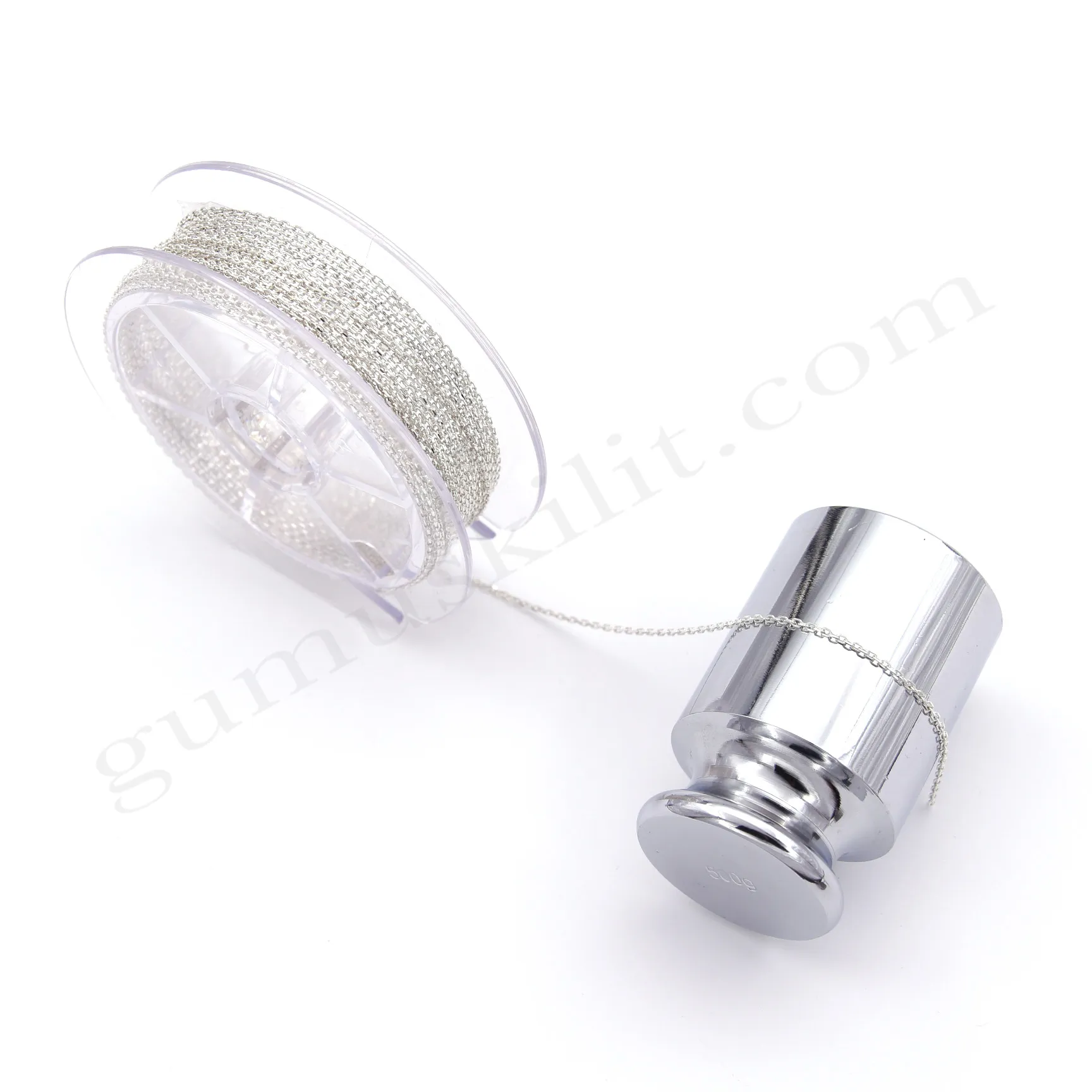 Forse Gümüş Zincir 40 Mikron Metrelik 925 Ayar 1.30mm Genişliğinde Gümüş Zincir Toptan Satış