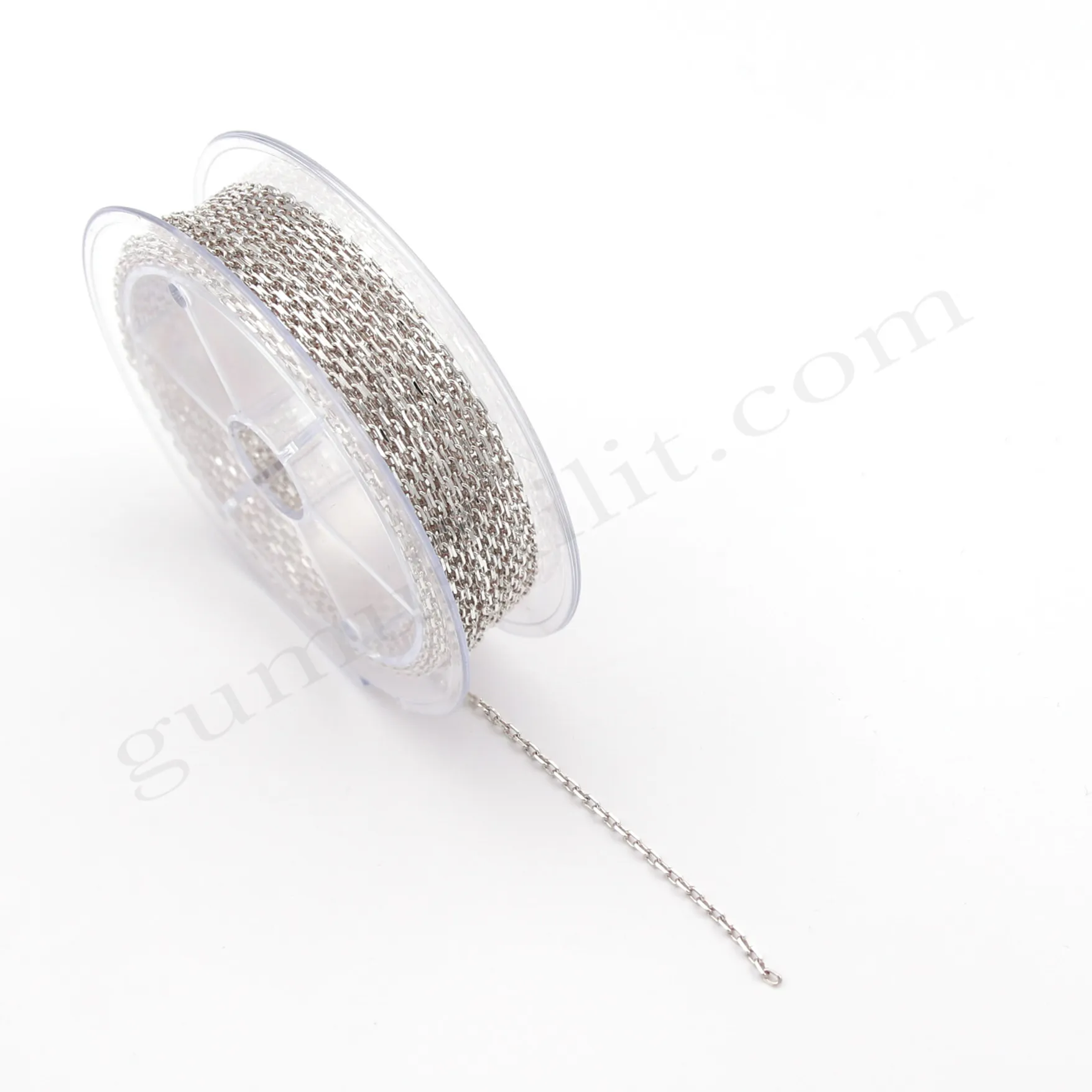 Forse Gümüş Zincir 60 Mikron Metrelik 925 Ayar 1.90mm Genişliğinde Gümüş Zincir Toptan Satış