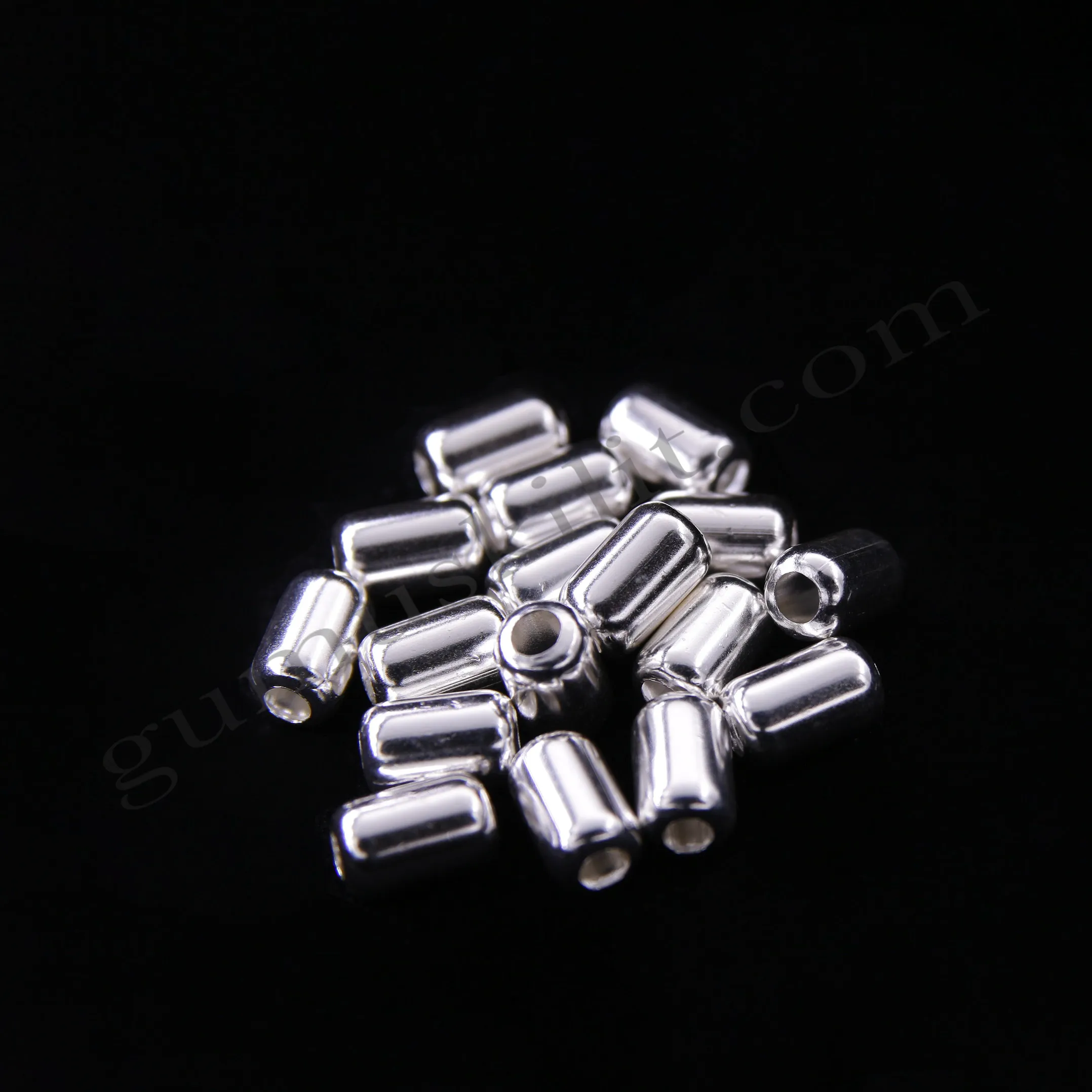 Gümüş 5x8mm Ölçülerinde Şarnel Sosis Yarımamül 925 Ayar Gümüş Toptan Satış