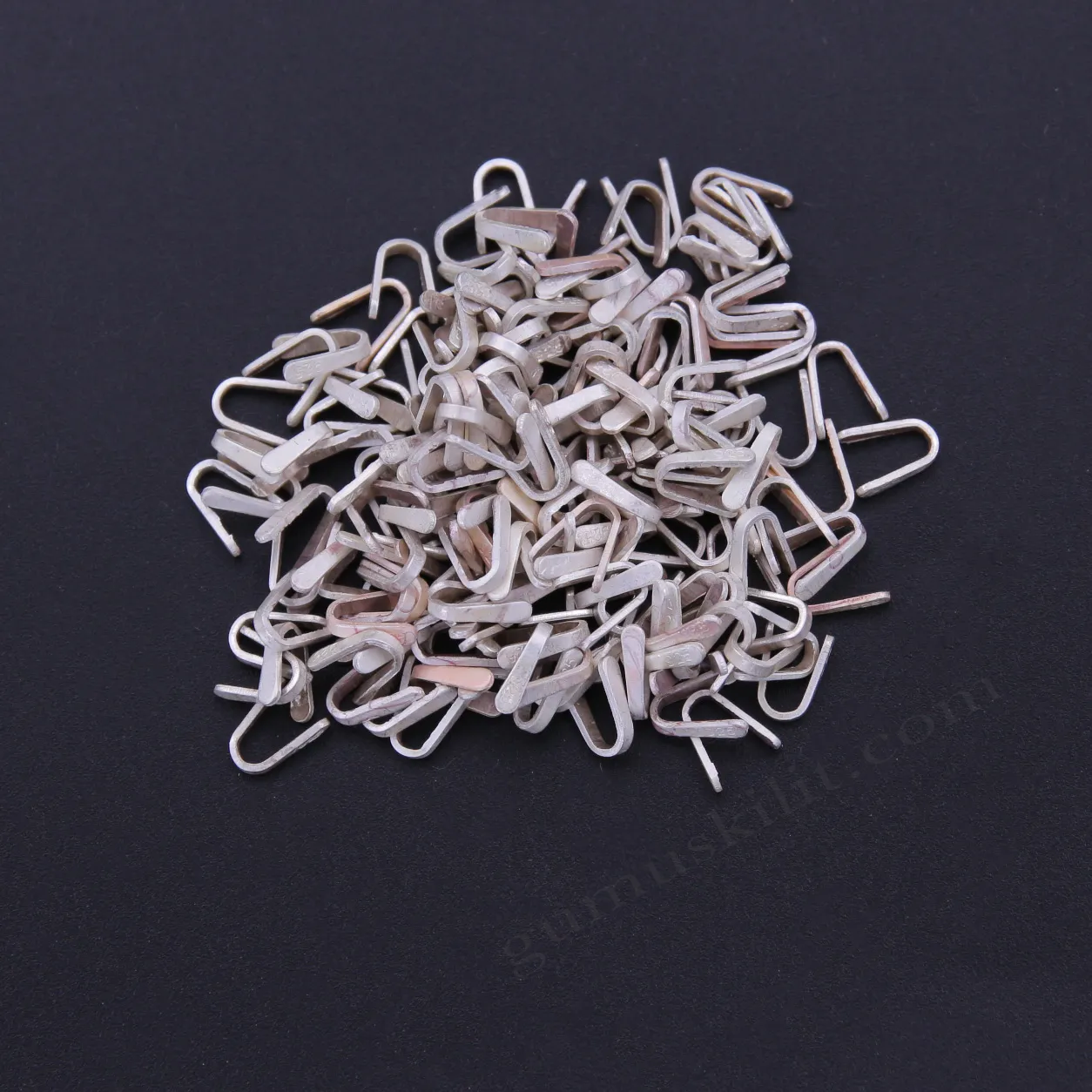 Gümüş Kaynaklı Uç 1.5mm Kalınlığında Papyon 925 Ayar Gümüş Zincir Bileklik Ucu Küçük boy