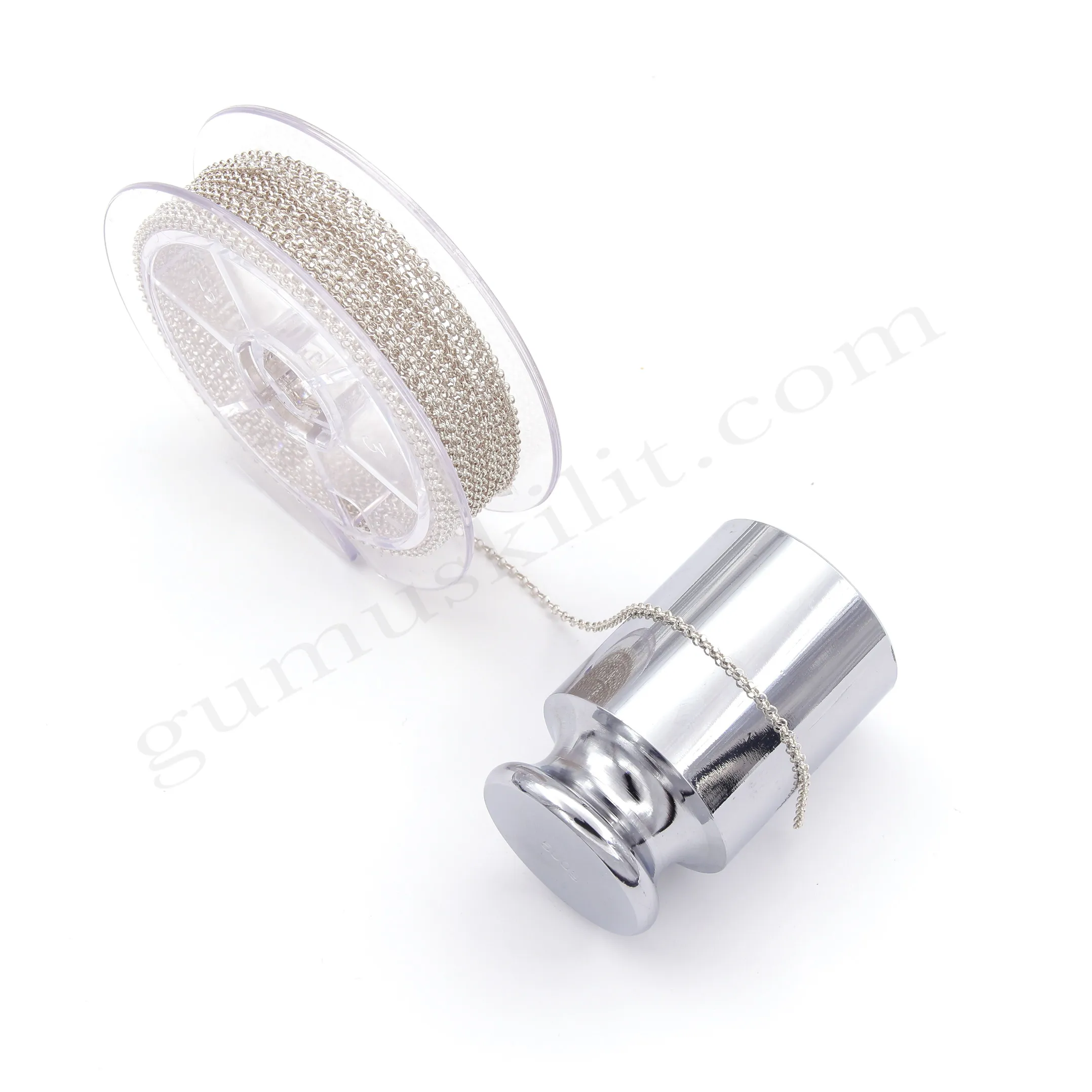 Metrelik Gümüş Doç Zincir 40 Mikron Kalınlığında 1.90mm Genişliğinde 925 Ayar Gümüş Toptan Satış