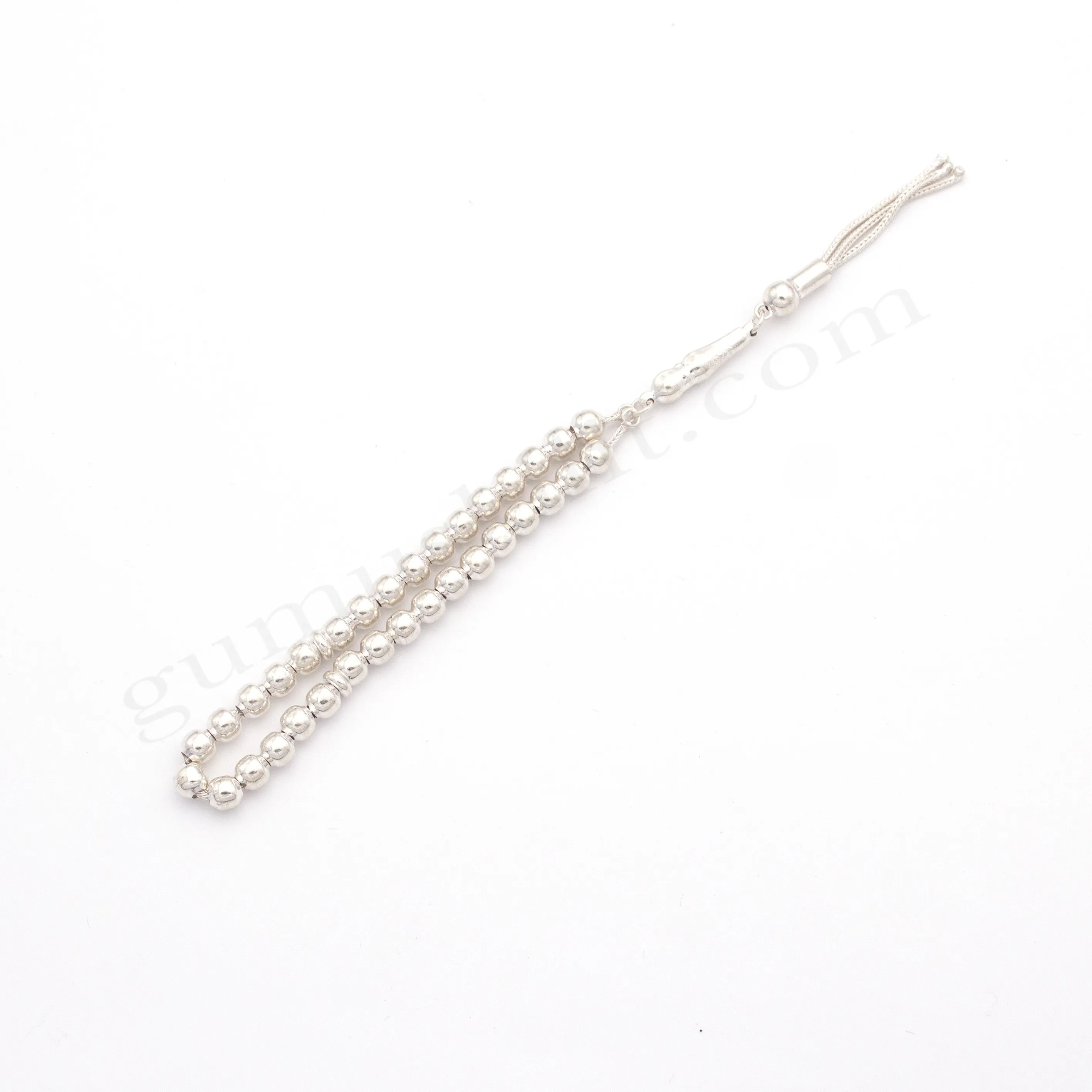 Mini Boy 925 Ayar Gümüş Tesbih Küre Kesim