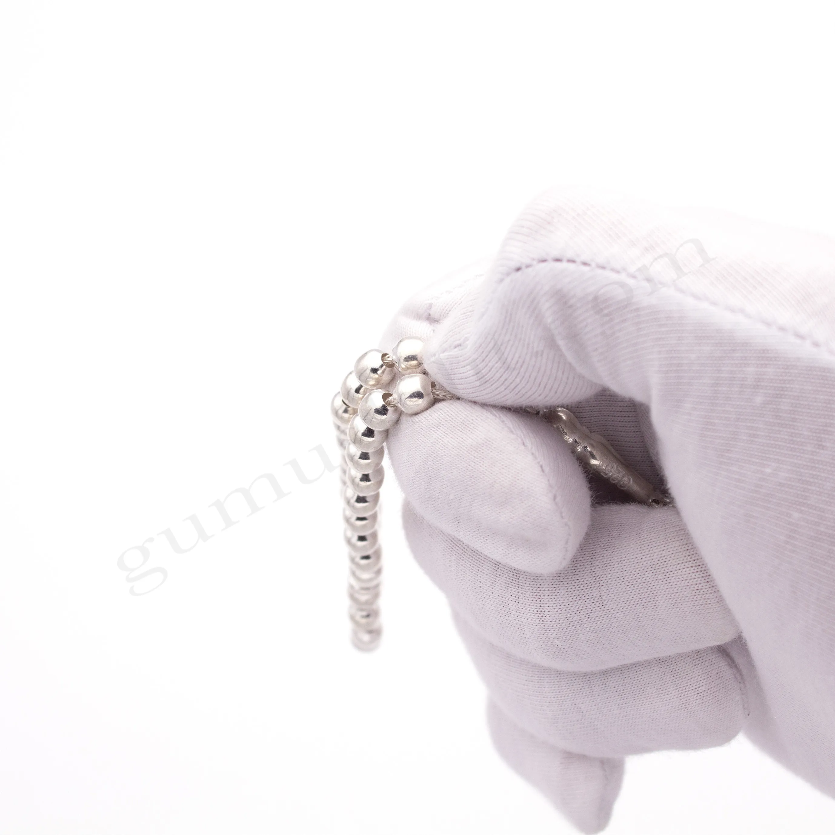 Mini Boy 925 Ayar Gümüş Tesbih Küre Kesim